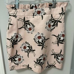 Topshop Floral Pencil Skirt